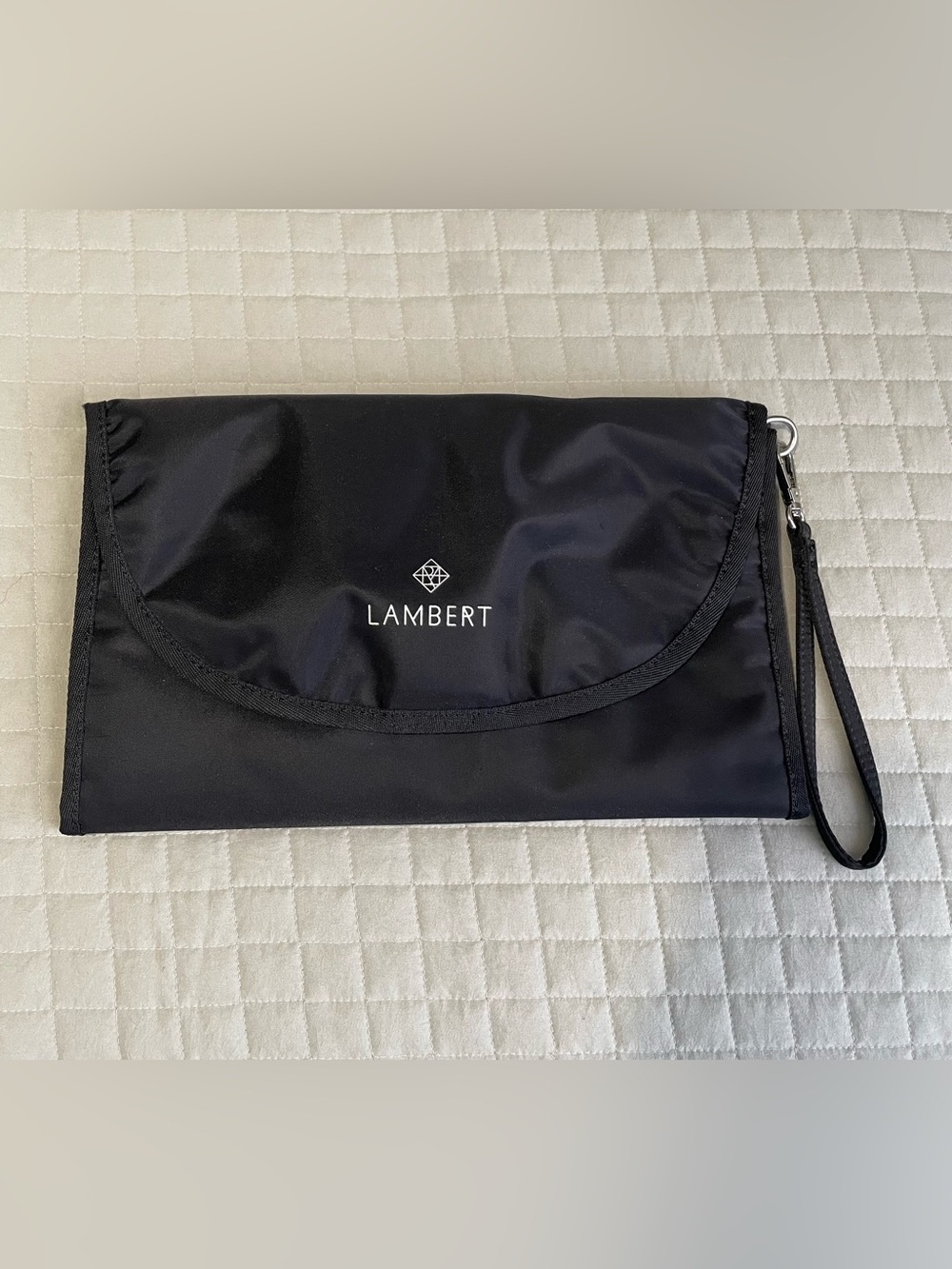 Lambert Le Sacha Diaper Changing Clutch Pouch Black